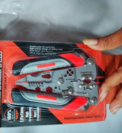 Foldable Multi-Tool Pliers for Electricians (Pack of 1) b1s18a-ff
