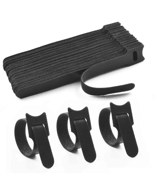 60 Pcs Velcro Cable Ties b1s18a-ff
