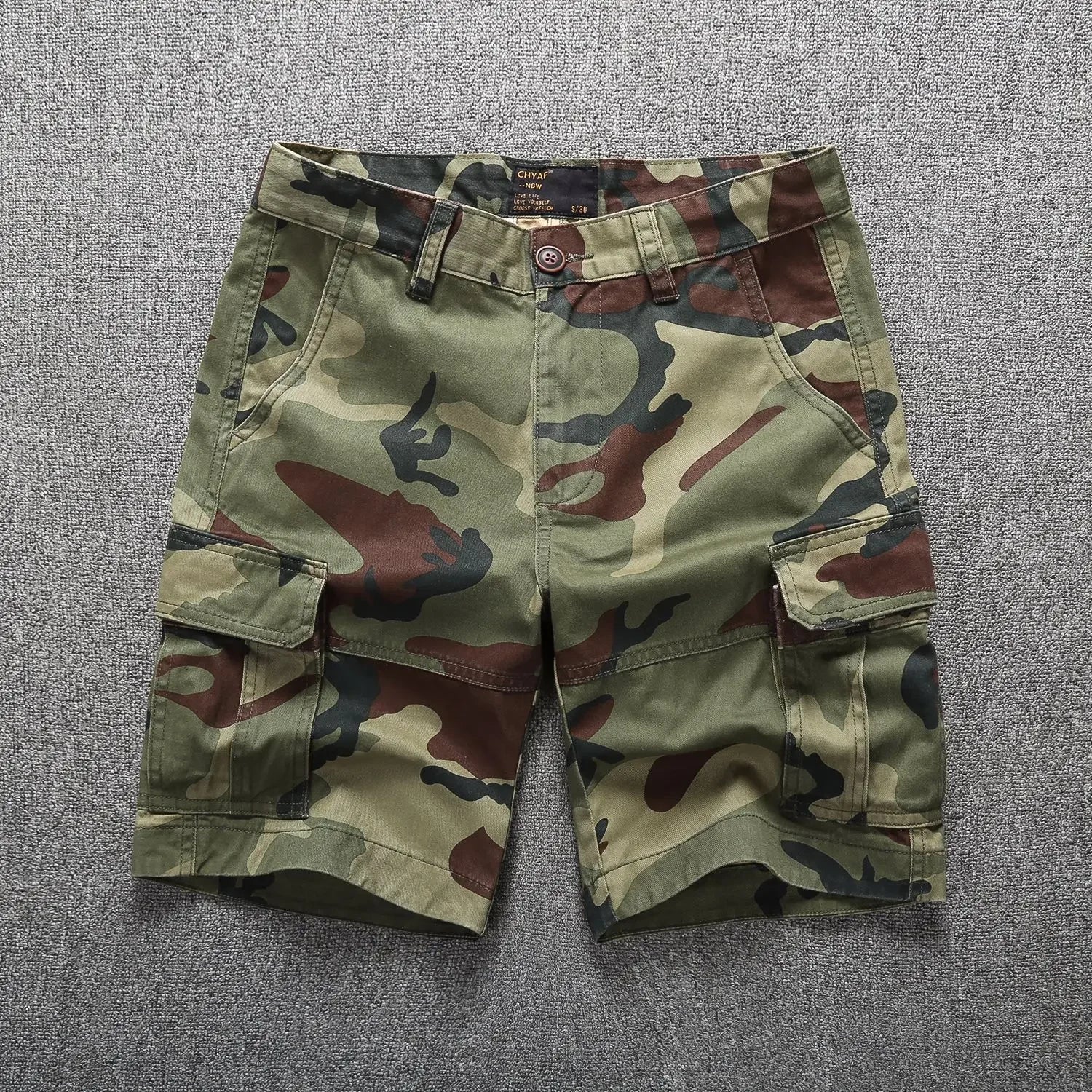 Camouflage Cargo Shorts for Men Summer Casual Shorts Mens Brand Short Pants Multi-pocket Outdoor Clothing Cargo Pants Man NexivoEdge
