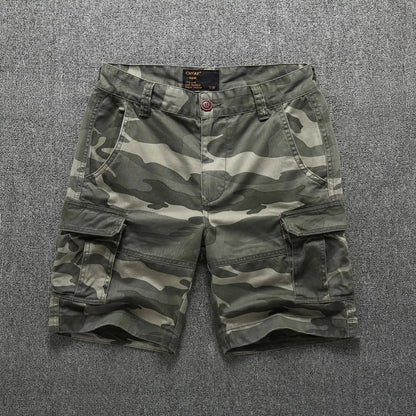 Camouflage Cargo Shorts for Men Summer Casual Shorts Mens Brand Short Pants Multi-pocket Outdoor Clothing Cargo Pants Man NexivoEdge