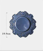Baroque white large bowl