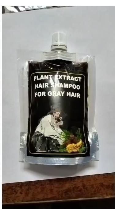 Plant Extract Hair Dye for Gray Hair 200 ml (Pack of 2) b1s18a-ff