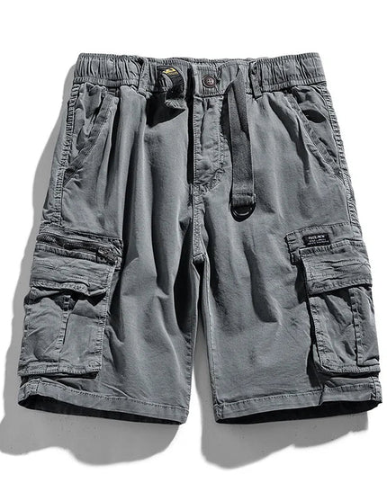 CAAYU Summer Mens Cargo Tactical Short Pants Multi-pocket Shorts Men Oversize Clothing Casual Fashion Jogger Outdoor Khaki Pants NexivoEdge