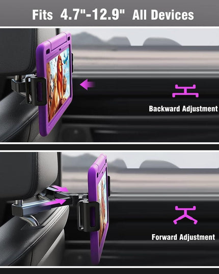 Car Headrest Phone/Tablet/iPad Holder b1s18a-ff