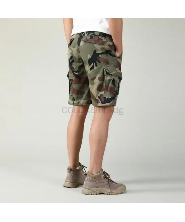 Camouflage Cargo Shorts for Men Summer Casual Shorts Mens Brand Short Pants Multi-pocket Outdoor Clothing Cargo Pants Man NexivoEdge