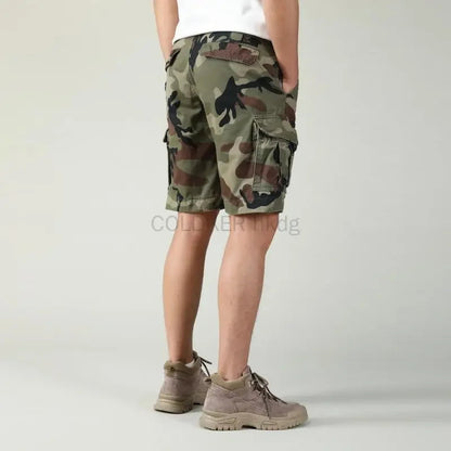 Camouflage Cargo Shorts for Men Summer Casual Shorts Mens Brand Short Pants Multi-pocket Outdoor Clothing Cargo Pants Man NexivoEdge