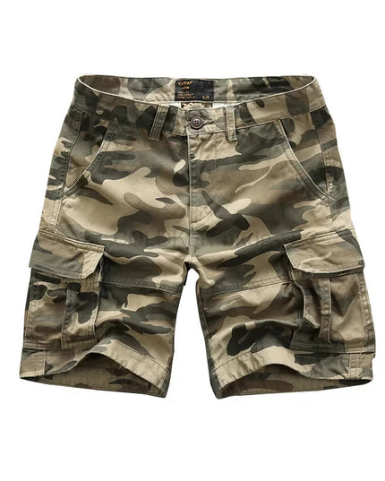 Camouflage Cargo Shorts for Men Summer Casual Shorts Mens Brand Short Pants Multi-pocket Outdoor Clothing Cargo Pants Man NexivoEdge