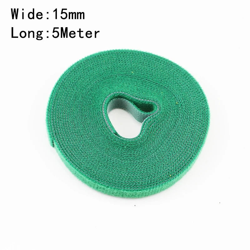 Wholesale 2/5M/Roll 12mm Width Cable Organizer USB Cable Winder Management nylon Free Cut Ties Mouse earphone Cord cable ties NexivoEdge