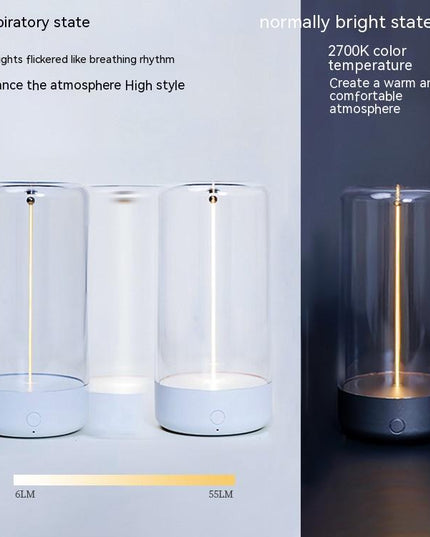 New LED Camping Light Type-c Rechargeable Portable Night Light With High Transparency And Anti Drop Creative Atmosphere Light