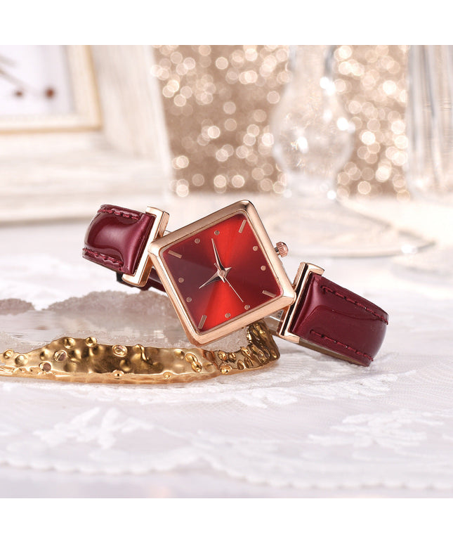 Square head quartz watch set NexivoEdge