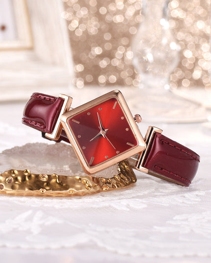 Square head quartz watch set NexivoEdge