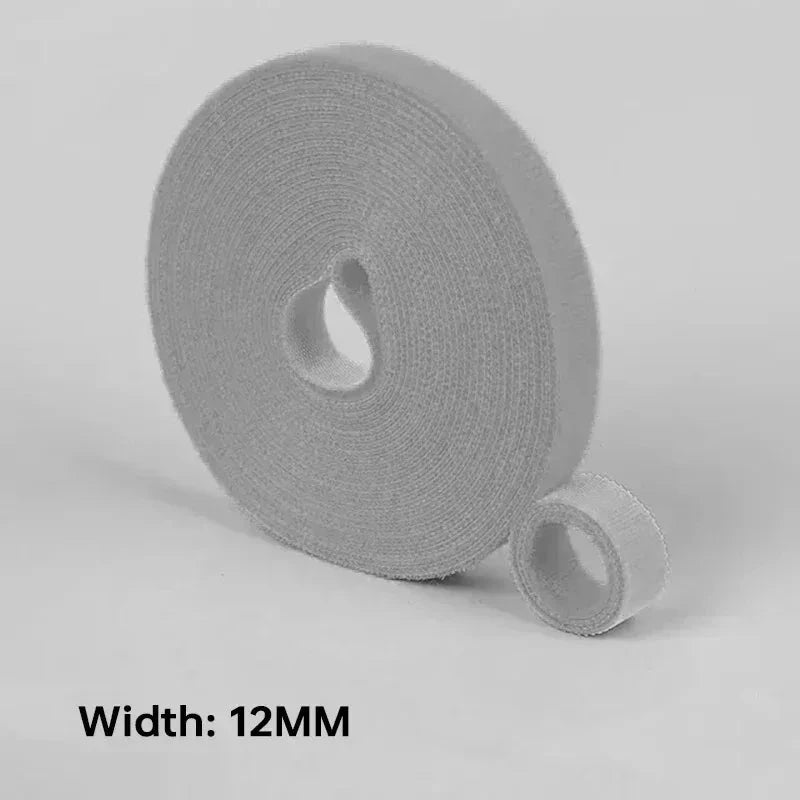 Wholesale 2/5M/Roll 12mm Width Cable Organizer USB Cable Winder Management nylon Free Cut Ties Mouse earphone Cord cable ties NexivoEdge