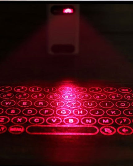 LEING FST Virtual Laser Keyboard Bluetooth Wireless Projector Phone Keyboard For Computer Pad Laptop With Mouse Function NexivoEdge