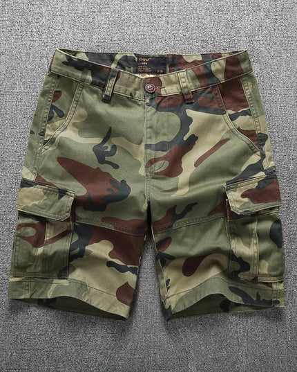 Camouflage Cargo Shorts for Men Summer Casual Shorts Mens Brand Short Pants Multi-pocket Outdoor Clothing Cargo Pants Man NexivoEdge