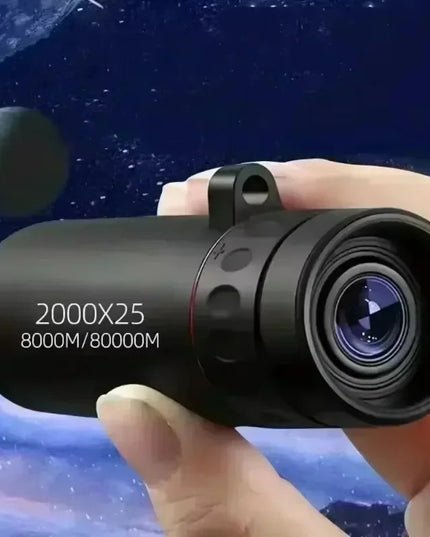 Mini Portable 2000x25 HD Monocular Telescope Mobile Phone Telescope with Holder Camping Hunting Birdwatching Telescope NexivoEdge