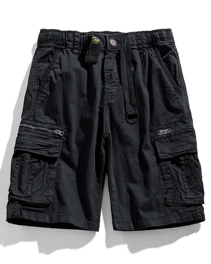 CAAYU Summer Mens Cargo Tactical Short Pants Multi-pocket Shorts Men Oversize Clothing Casual Fashion Jogger Outdoor Khaki Pants NexivoEdge