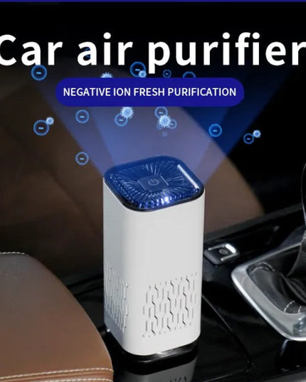Car Air Purifier Portable Negative Ion Generator Remove Formaldehyde Dust Smoke Air Freshen Washer For Home Car NexivoEdge