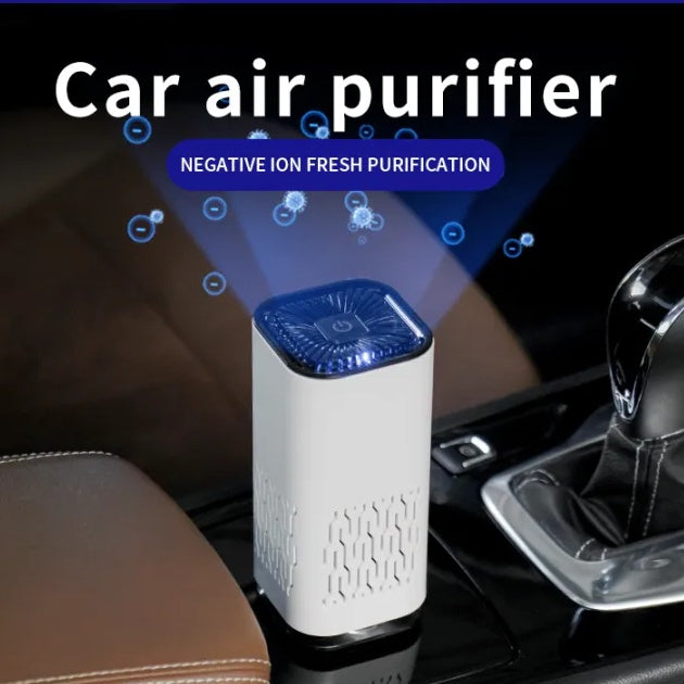 Car Air Purifier Portable Negative Ion Generator Remove Formaldehyde Dust Smoke Air Freshen Washer For Home Car NexivoEdge