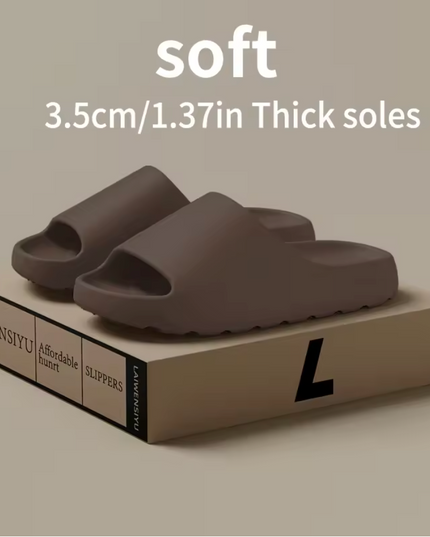 Coconut Slippers Cloud Thick-soled Sandals Summer Fashion Soft Bottom Beach Men Slippers Women's Sandals  EVA Slides NexivoEdge