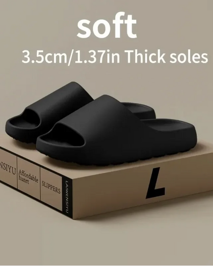 Coconut Slippers Cloud Thick-soled Sandals Summer Fashion Soft Bottom Beach Men Slippers Women's Sandals  EVA Slides NexivoEdge