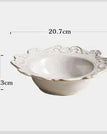 Baroque blue trumpet bowl