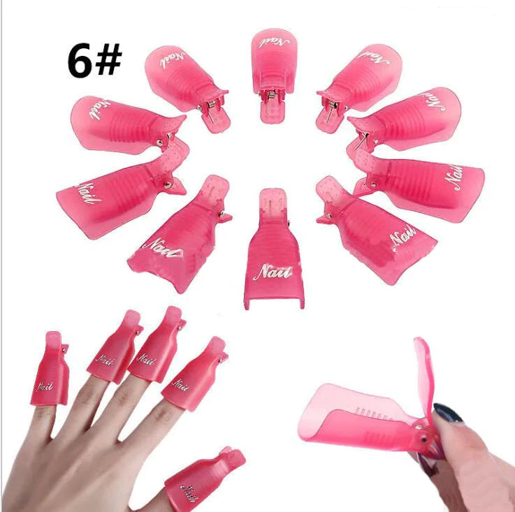 Gel Nail Polish Remover Clips NexivoEdge