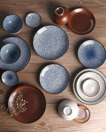 Japanese Ceramic Plates for Sushi and Snacks