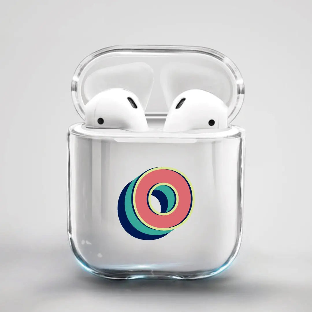 Custom O Letter Airpod Cover NexivoEdge