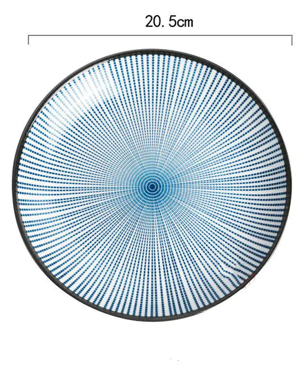 Japanese Ceramic Plates for Sushi and Snacks NexivoEdge