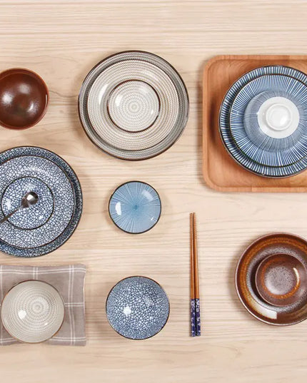 Japanese Ceramic Plates for Sushi and Snacks