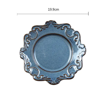 Elegant Baroque Porcelain Dinner Set NexivoEdge