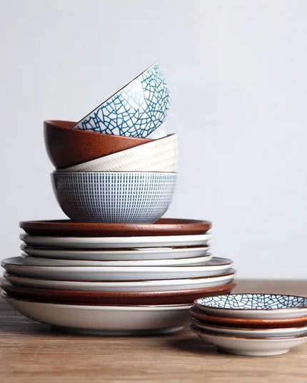 Japanese Ceramic Plates for Sushi and Snacks