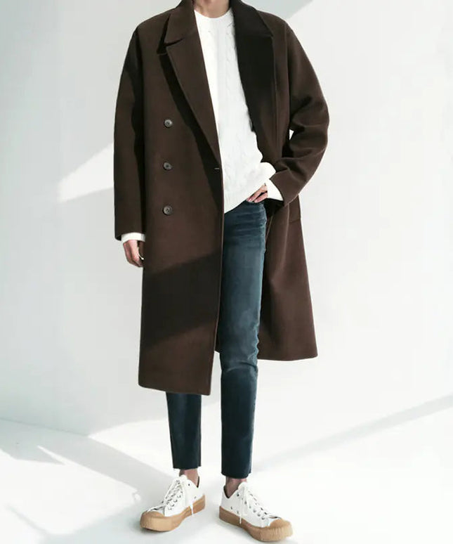 Chic Winter Wool Coat NexivoEdge