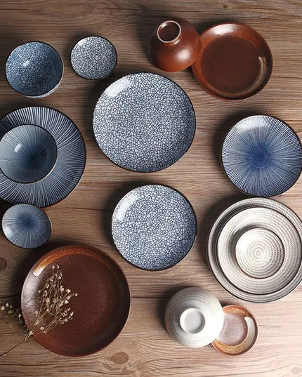 Japanese Ceramic Plates for Sushi and Snacks
