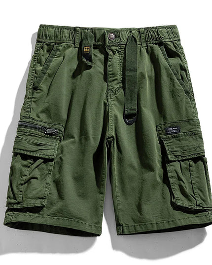 CAAYU Summer Mens Cargo Tactical Short Pants Multi-pocket Shorts Men Oversize Clothing Casual Fashion Jogger Outdoor Khaki Pants NexivoEdge