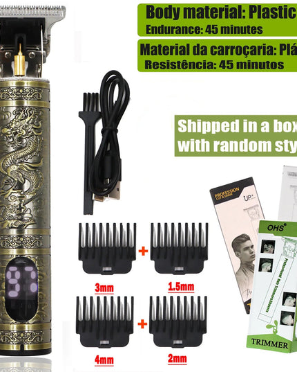 T9 Hair Clipper Repair Beard Shaving Body Hair Trimmer Clippers Electric Machine Men Haircut Machine 0mm Barber Shaver NexivoEdge