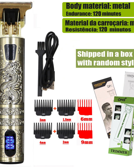 T9 Hair Clipper Repair Beard Shaving Body Hair Trimmer Clippers Electric Machine Men Haircut Machine 0mm Barber Shaver NexivoEdge