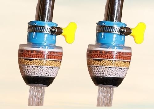 Activated Carbon Water Faucet Mount Filter (Assorted Color) ( Pack of 2) - Nexivo