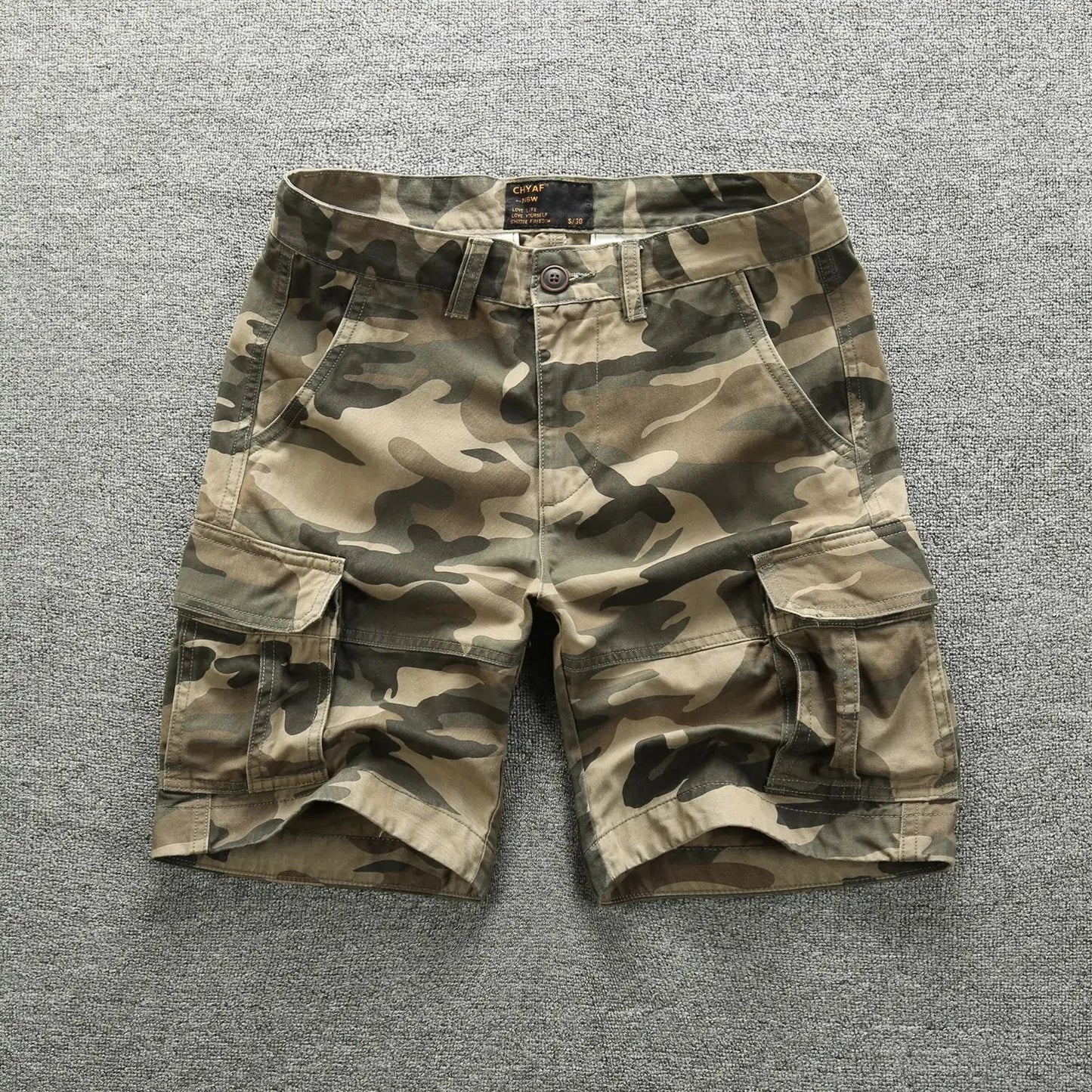 Camouflage Cargo Shorts for Men Summer Casual Shorts Mens Brand Short Pants Multi-pocket Outdoor Clothing Cargo Pants Man NexivoEdge