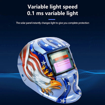 AIRAJ Welding Helmet Auto Darkening Welding Mask For TIG MIG ARC Welder Machine Large View True Color DIN9 - 13 93*42MM Vision - NexivoEdge