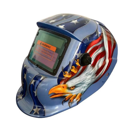 AIRAJ Welding Helmet Auto Darkening Welding Mask For TIG MIG ARC Welder Machine Large View True Color DIN9 - 13 93*42MM Vision - NexivoEdge