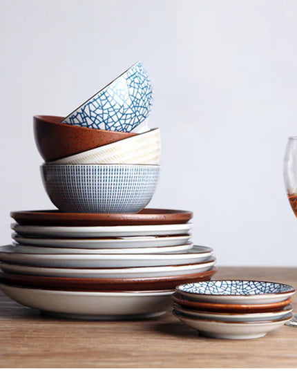 Japanese Ceramic Plates for Sushi and Snacks