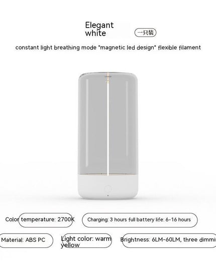 New LED Camping Light Type-c Rechargeable Portable Night Light With High Transparency And Anti Drop Creative Atmosphere Light