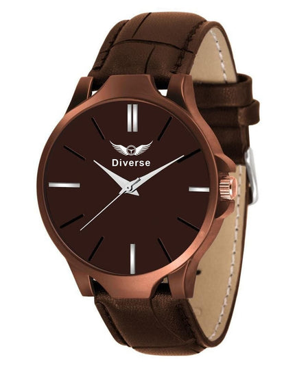 BD Men's Analog Leather Watch - Nexivo