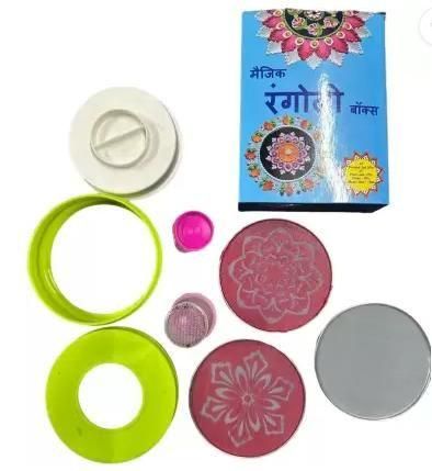 BD Rangoli Making Kit Includes Magic Tool - Nexivo