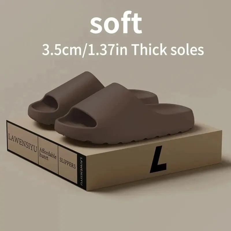 High Quality Super Soft EVA Sole Women Slippers for Men Bathroom Slippers Home Slides Couple Beach Sandals Male Slipper NexivoEdge