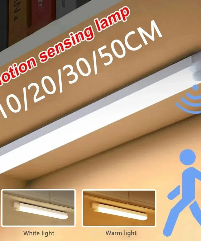 LED Motion Sensor Light Wireless LED Night Light Type C Rechargeable Light Cabinet Wardrobe Lamp Staircase Backlight For Kitchen NexivoEdge
