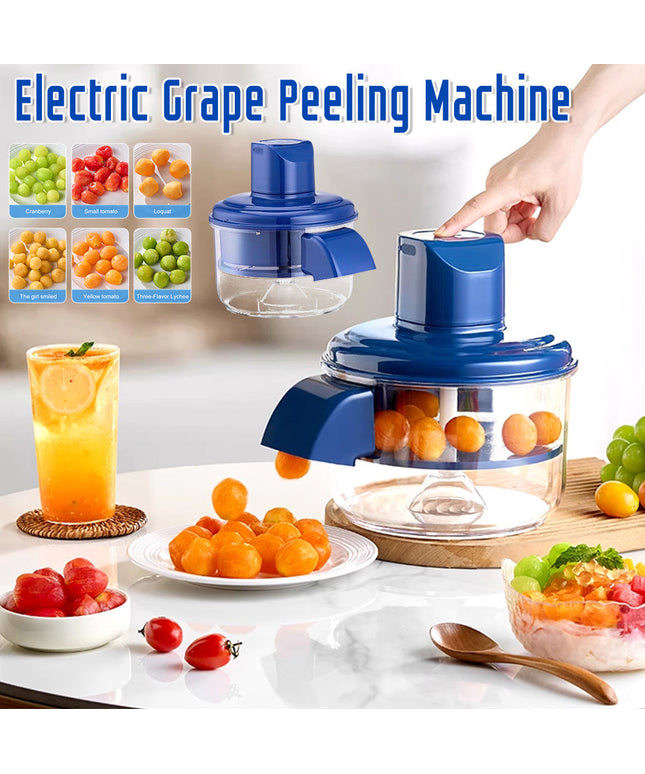 Automatic Electric Grape Peeler Electric Rechargeable Fruit Peeling Machine Hands-Free Skin Remover Home Kitchen Supplies Kitchen Gadgets NexivoEdge