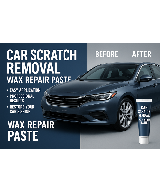 Car Scratch Removal Wax Repair Paste Promotional Banner