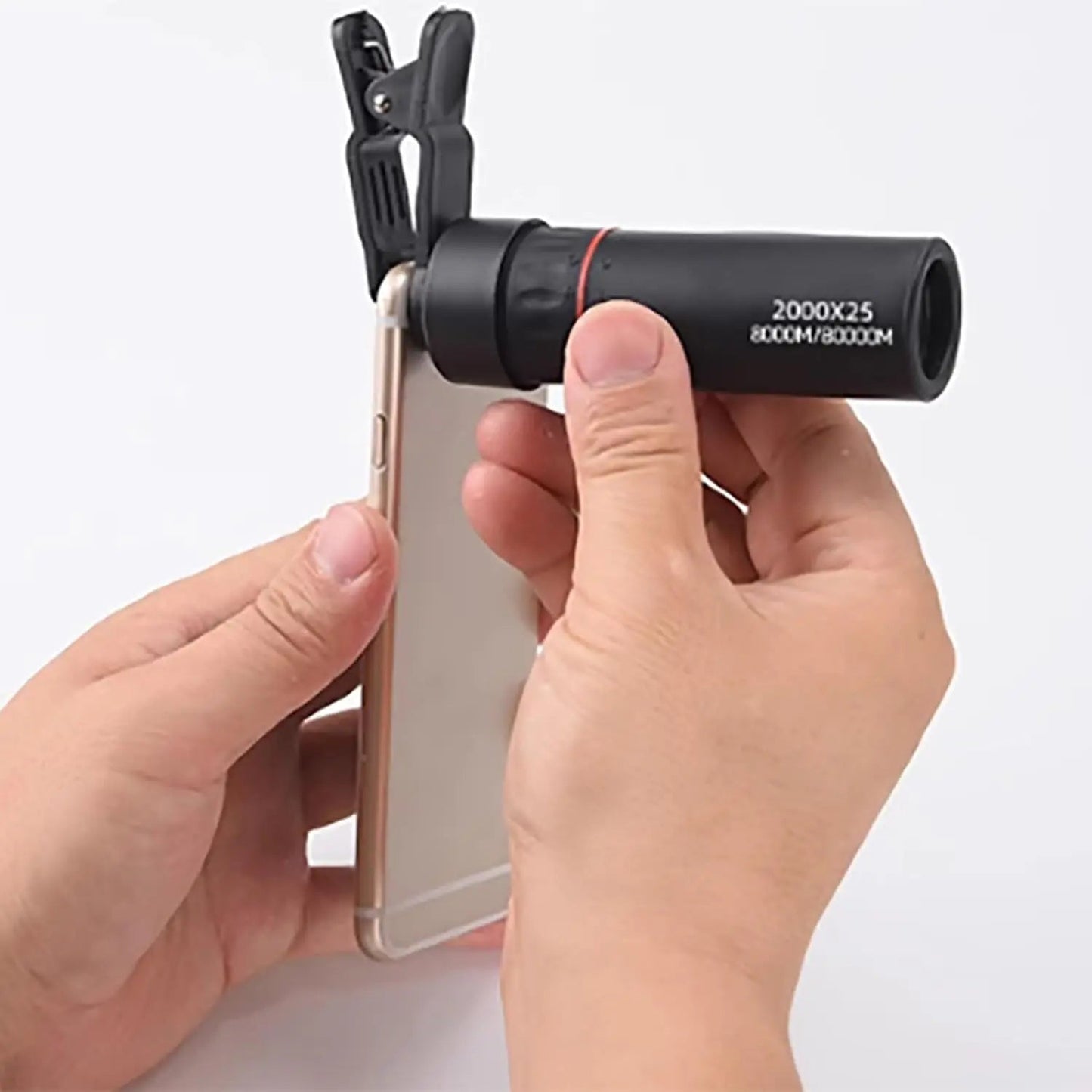 2000x25 HD Monocular Telescope Mini Portable Mobile Phone Telescope Outdoor Camping Hunting Birdwatching Telescopes NexivoEdge